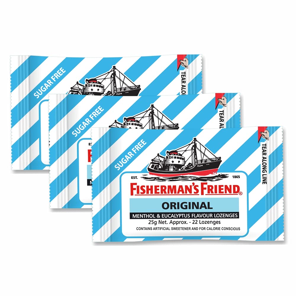 Fishermans Friend Mouth Freshener, Powerful and Strong Lozenges - Original 25 g each (Pack of 3) (B09DPPL2PD) Amazon Price History, Amazon Price Tracker