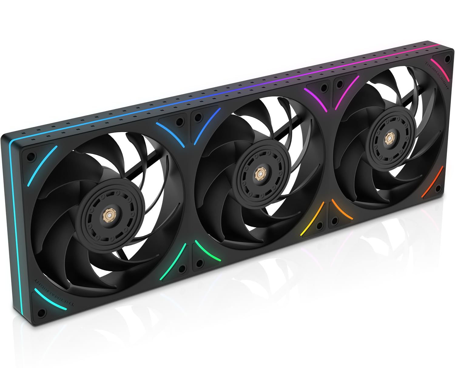 Thermalright TL-UB36 Ventiladores de refrigeración para PC de carcasa única de 360 mm, velocidad PWM 2150 rpm, iluminación ARGB, alto flujo de aire, cable modular único, para chasis y