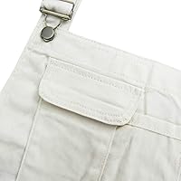 Vista 63 de LONGBIDA - Jardinera de mezclilla para hombre, ajuste entallado, moderno, con bolsillos