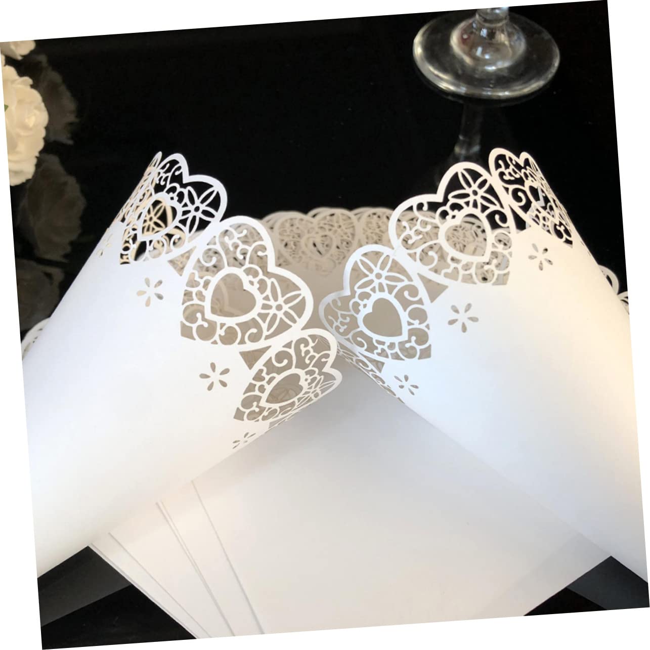 WOFASHPURET Paper Flower Bouquet Wrapping Paper 50pcs Flower Packaging Wedding Event