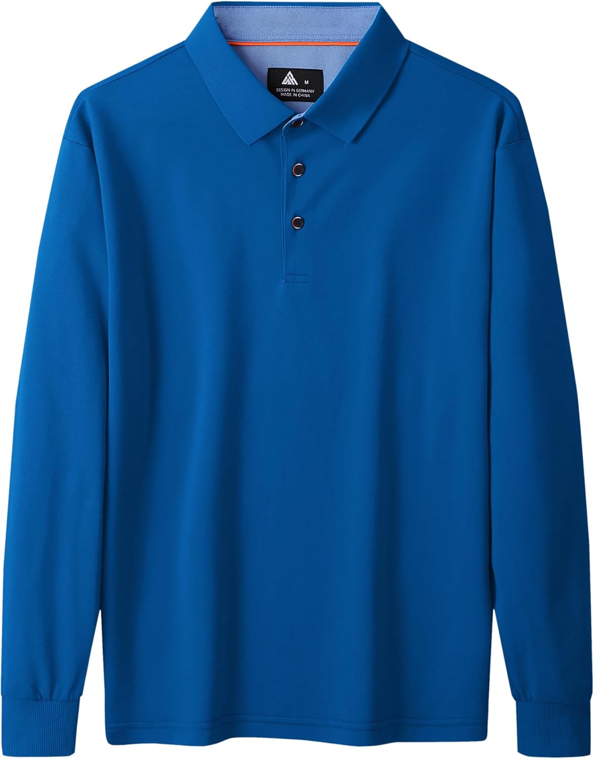 SWISSWELL Long Sleeve Polo Shirts for Men collared Performance Golf Shirts Casual Workwear Office - Image 3
