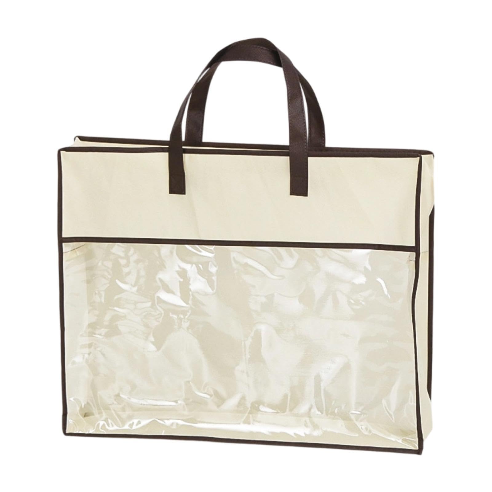 Bolsa de almacenamiento de tela para organizar ropa de cama mantas y edredones