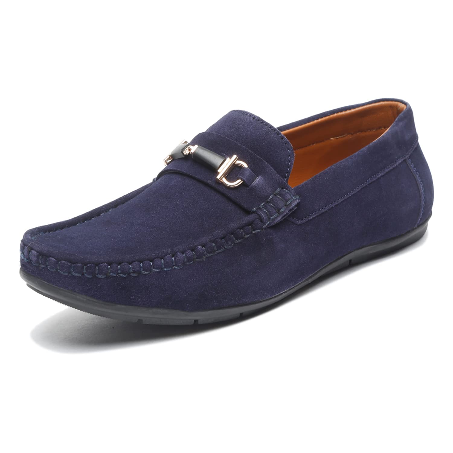 LOUIS STITCH Men Prussian Blue Suede Leather Loafer Slip on Moccasins Casual Loafers for Men 6 UK (Czech) (B07VXRFCJ1) Amazon Price History, Amazon Price Tracker