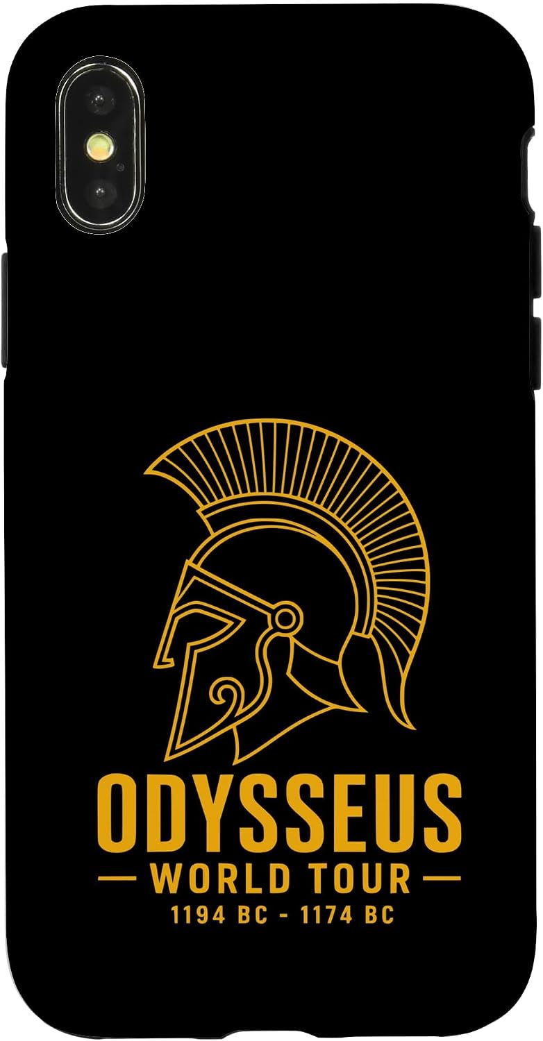 Odysseus World Tour Greek Mythology Funny Parody Warrior Case for iPhone Air image 5