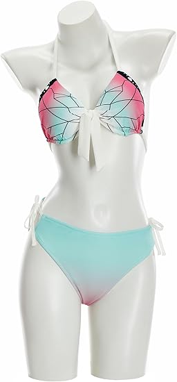 haikyuu Womens Bikini Set with Cover up Swimsuit Anime Style Bathing Suit Japanese Cartoon Swimwear - imagem 2