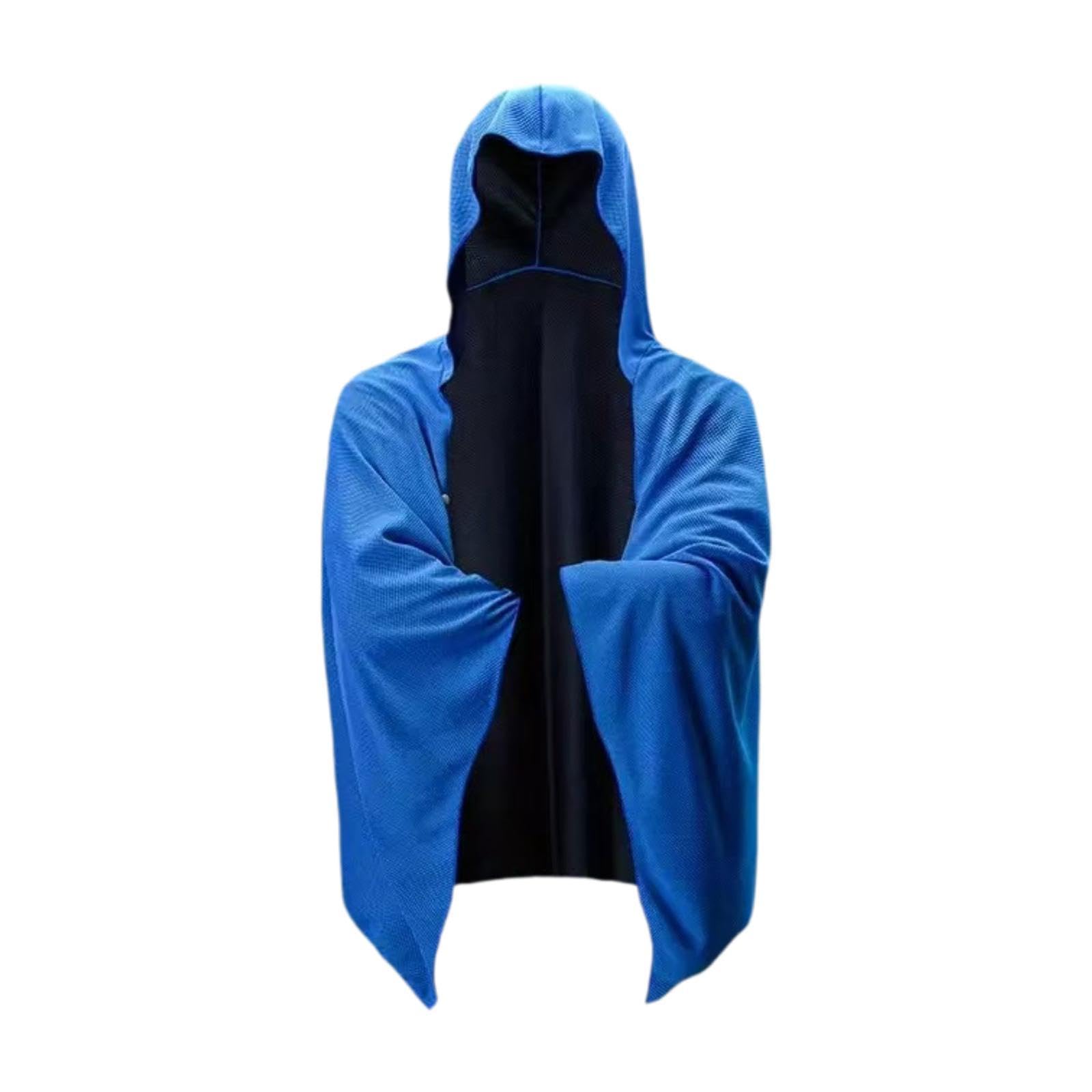 SNAPPSY Cooling Hoodie Towel Lightweight Neck Wraps for Adults Surfing Neck and Face Blue-image-18