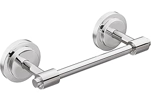 Moen DN0708CH Iso Collection Double Post Modern Pivoting Toilet Paper Holder