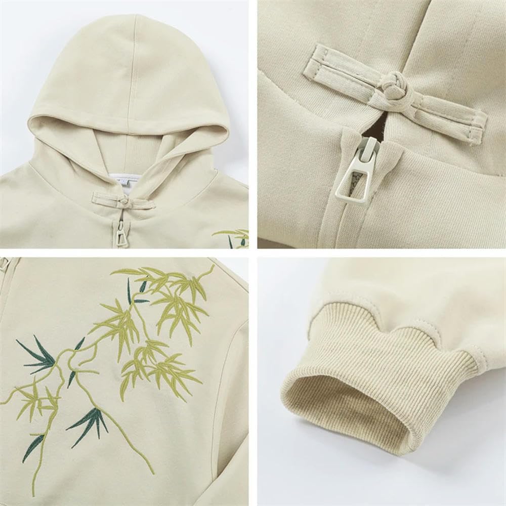 NYSDM Casual Felpe con cappuccio Donna Grigio Hip Hop Felpa Con Cappuccio Zip Oversize Autunno Donna con Cappuccio