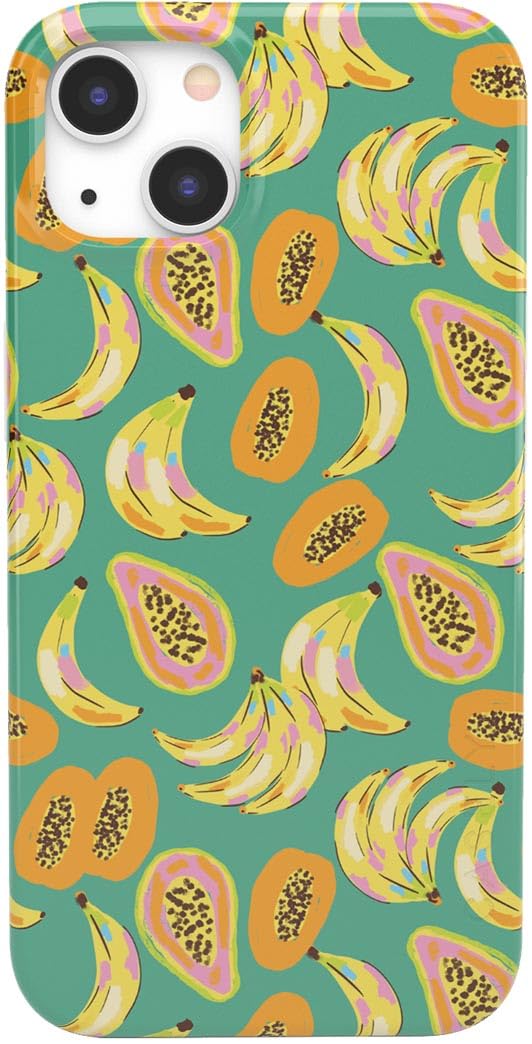 Casely iPhone 14 Case | Papaya Palms | Dippin' Daisy's Tropical Vacation | Compatible with MagSafe | Classic Ultra Slim Design