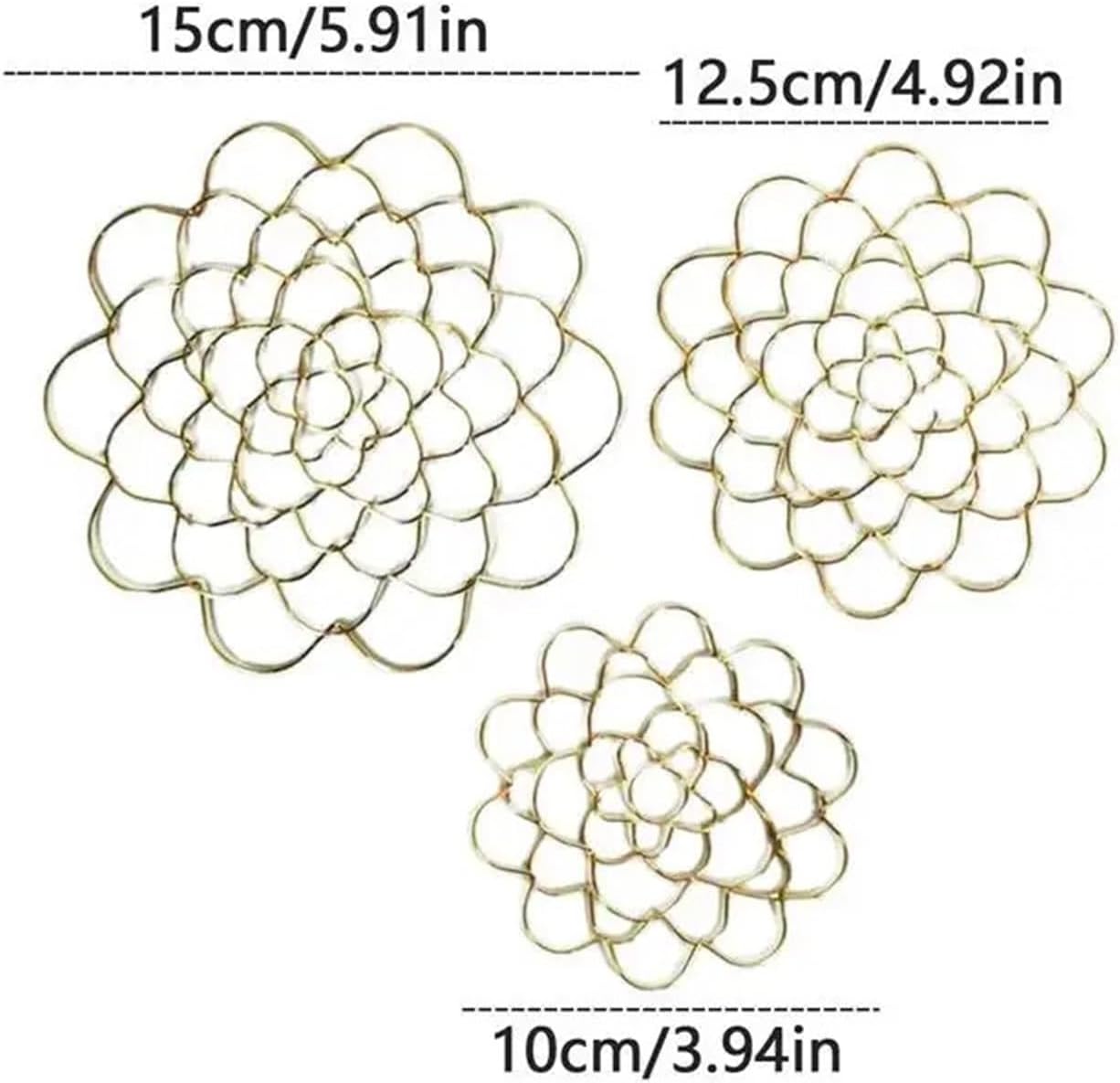 Flower Grid for Vase 4 Set/12 Pcs Wearable Flower Arranger Holder – Reusable Bouquet Twisters for Vase Arrangement for Home Floral Arrangement,Wedding&Party Decor(Mix)