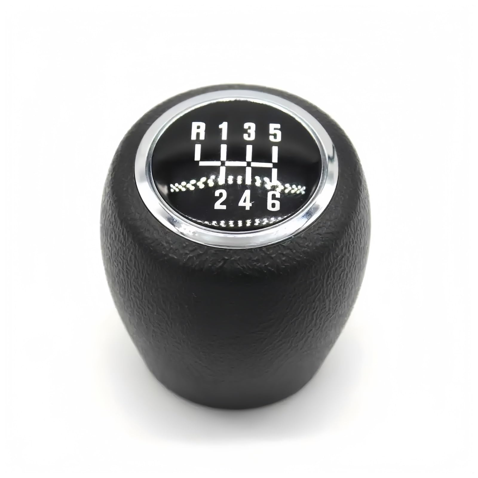 Polvane Black 6-Speed Gear Shift Lever Knob 5/6-Speed For Chevrolet For Cruze 2008-2012 2009 Manual Transmission Handball(Black 6-Speed)