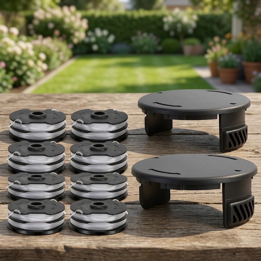 Bobinas Nylon para Parkside 8 Pack Bobinas Nylon para Parkside