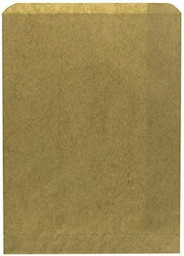 Miniatura 2 de N'ice Packaging 200 bolsas de papel plano de estraza buenas para dulces, galletas, regalo pequeño, manualidades, recuerdos de fiesta, sándwich o