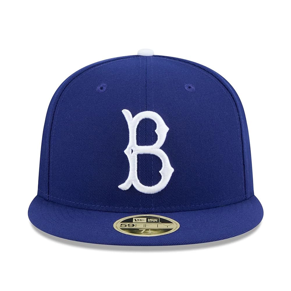 New Era LA Brooklyn Dodgers 59FIFTY Cooperstown Hall of Fame Side Patch Cap Fitted Hat