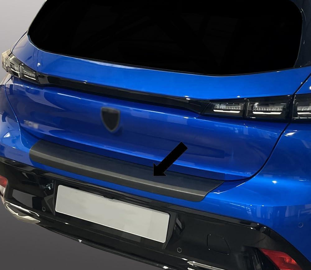 RGM - Protector de borde de carga ABS negro para Peugeot 308 III Hatchback 3ª Generación de 5 puertas a partir de 09.2021