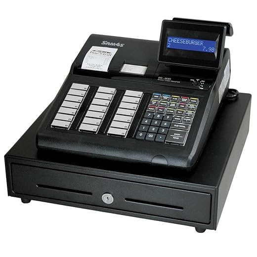 SAM4s ER-945 Cash Register with raised keyboard, with receipt and journal printers
