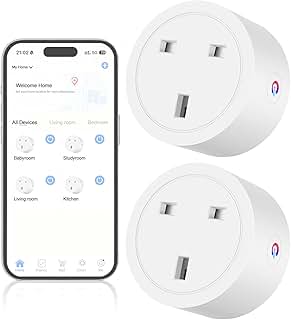 Smart Plug 13A Alexa Plugs that Work with Alexa Google Home 