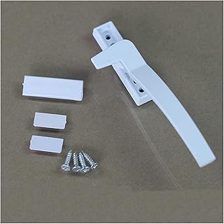 Window Handle,Window Locks, Thickened Plastic Steel Push Open Door and Wndow Handle Seven Characters Zinc Alloy Window Hardware Door Handle Lock Buckle xiaoyu (Color : Left 1pcs) (Color : Left 1pcs)