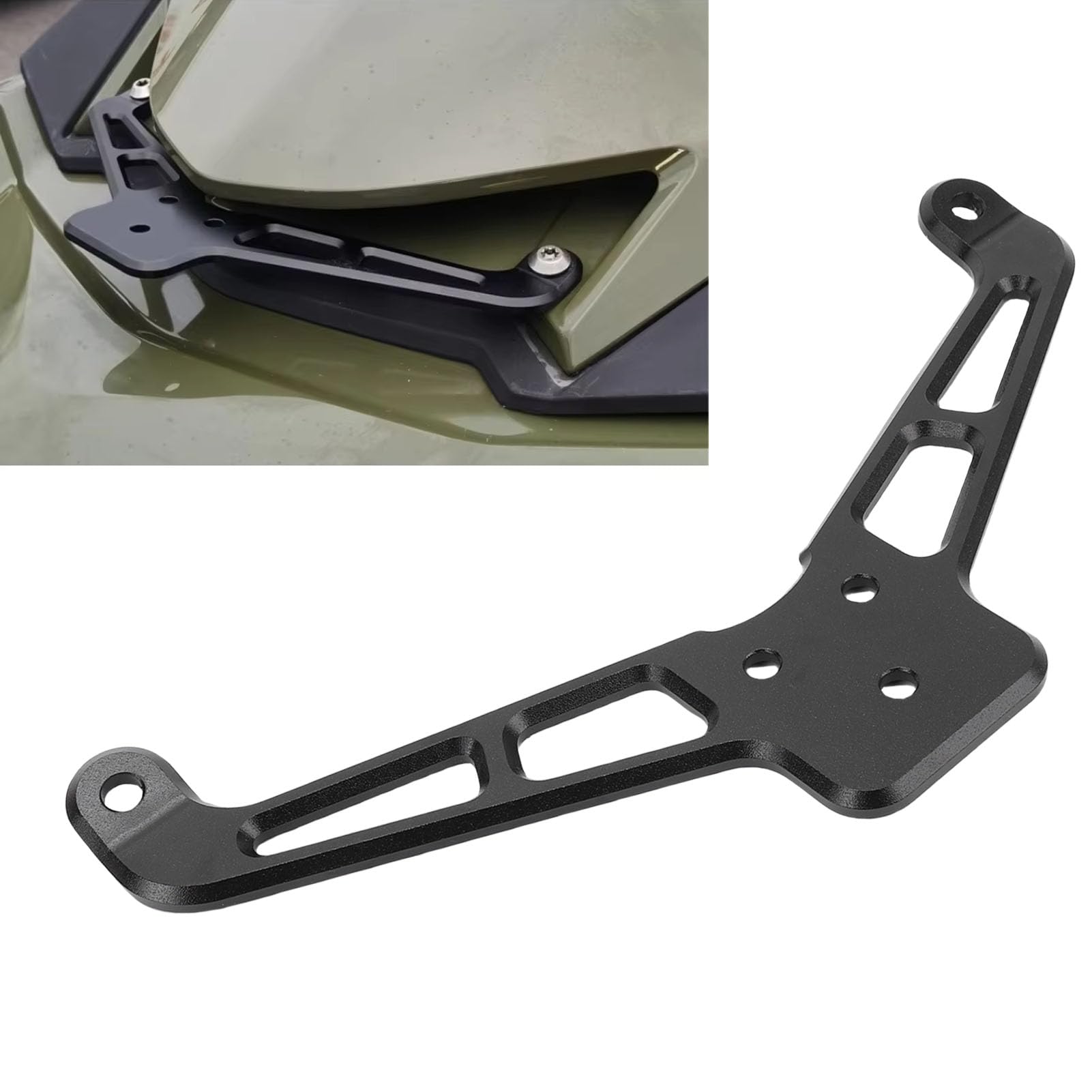 Generic Supporto per Telecamera in Lega di Alluminio per Seadoo GTX RXT, Fascia di Supporto per la Telecamera per Barca Regolabile, Kit di Titoli di Fotocamere Sportivi per Esterni