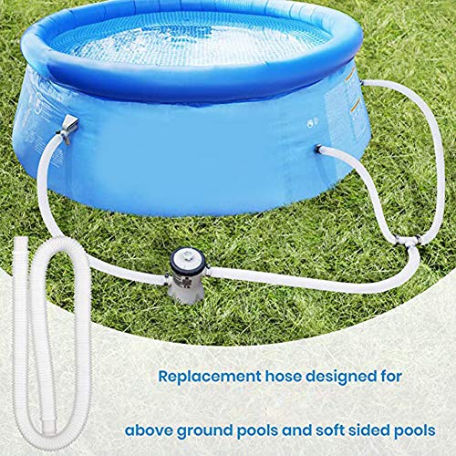 SIZHINAI Mangueira de substituição para piscinas acima do solo, acessório para bomba de piscina, man