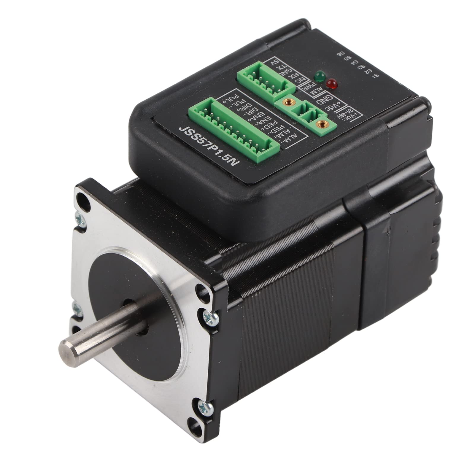 Motor de Circuito Cerrado, Servomotor Paso a Paso de Circuito Cerrado Integrado de Metal con Terminales de 3 Piezas 4.0A, Unidades de Motor de Componentes Electrónicos