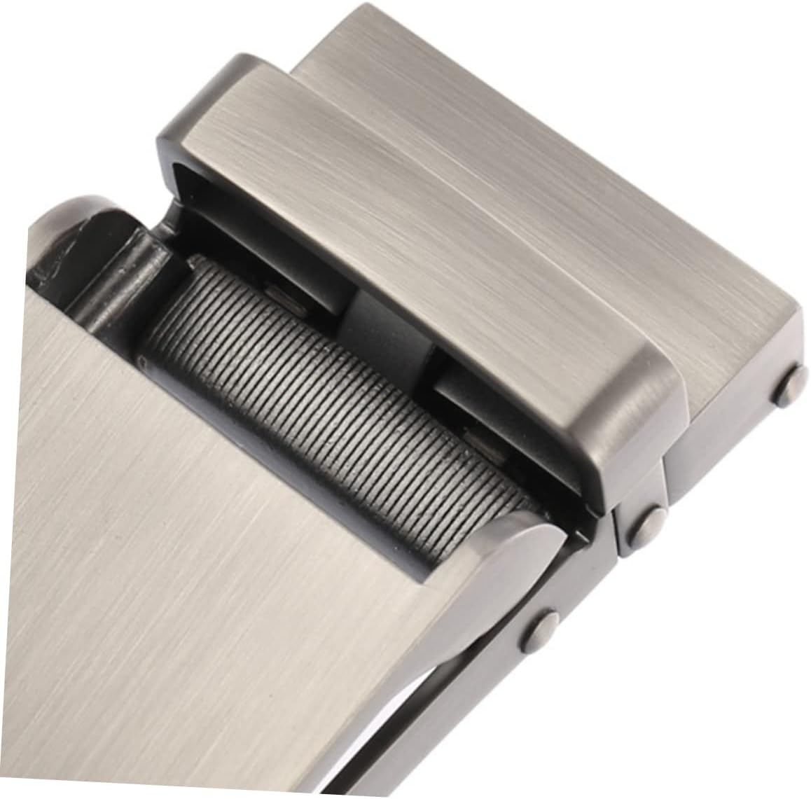 Belt Buckle Automatic Buckles Ratchet Jeans Belts for Men Orange Belt Click Belts for Men Single Prong