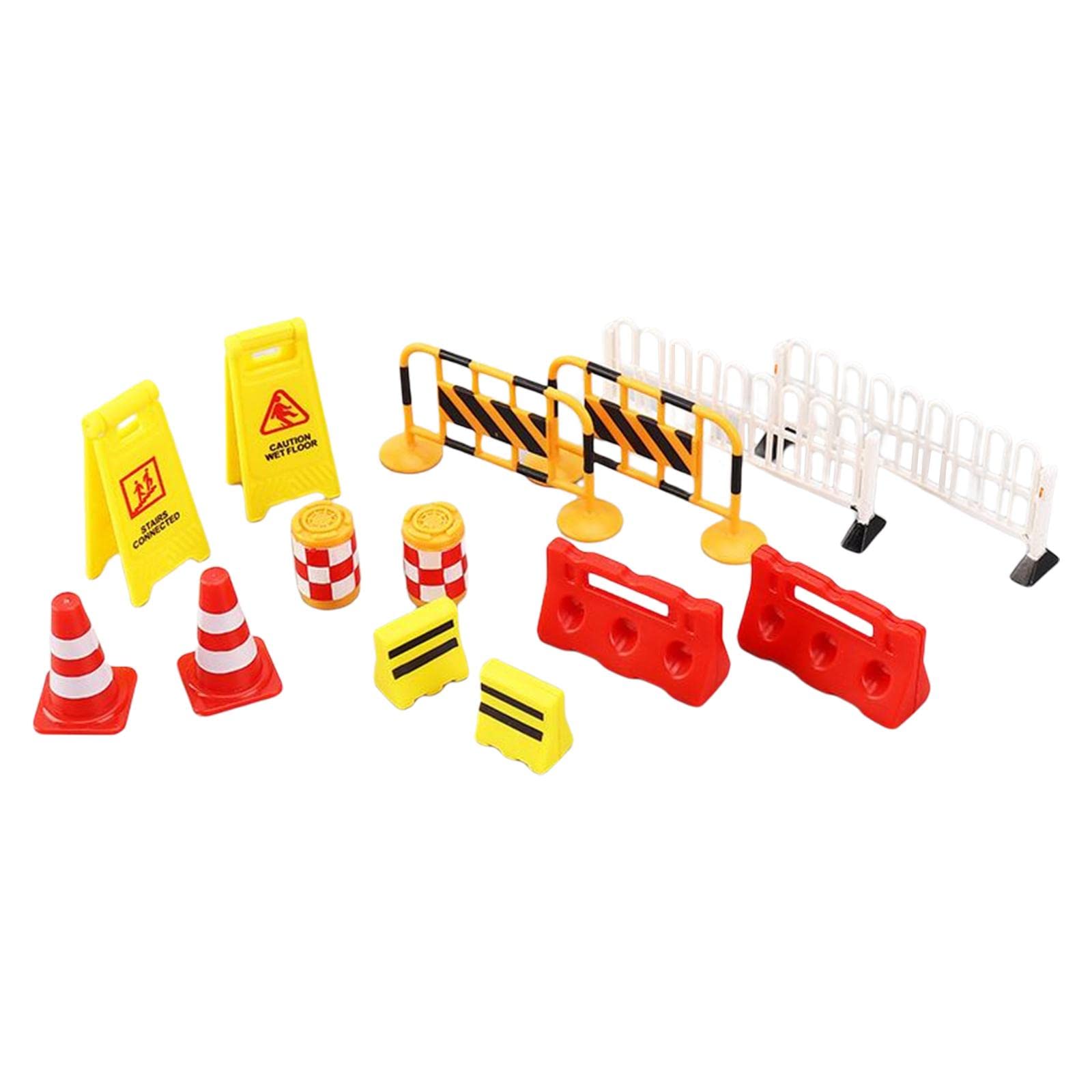 ATORSE Road Sign Toys, Kids Playset Early Educational Toys for Children Girls
