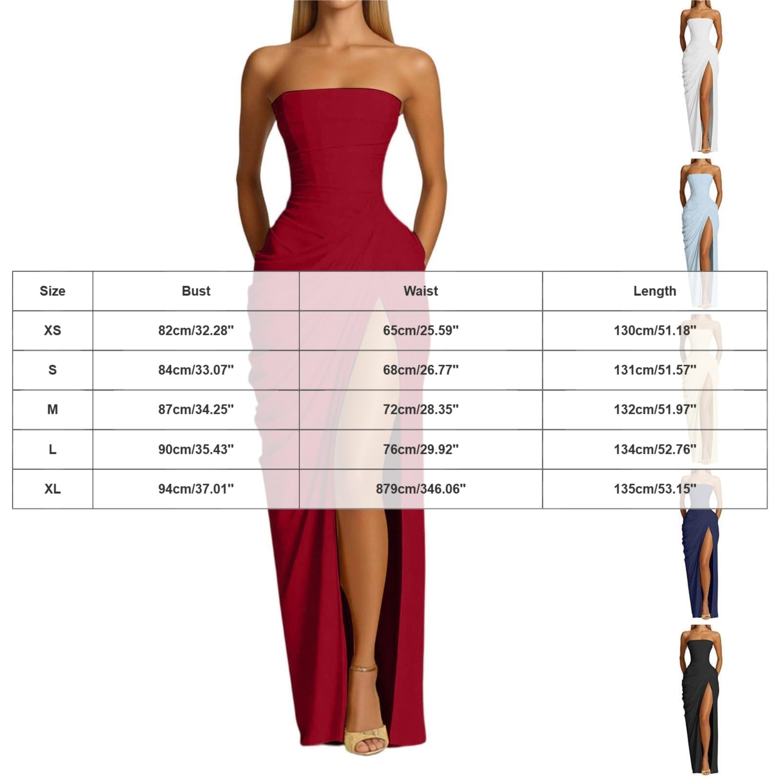 Vestido de Noche Elegante Línea A para Mujer, Hombros Descubiertos y Largo Bodycon, Dama de Honor, Invitada de Boda o Graduación