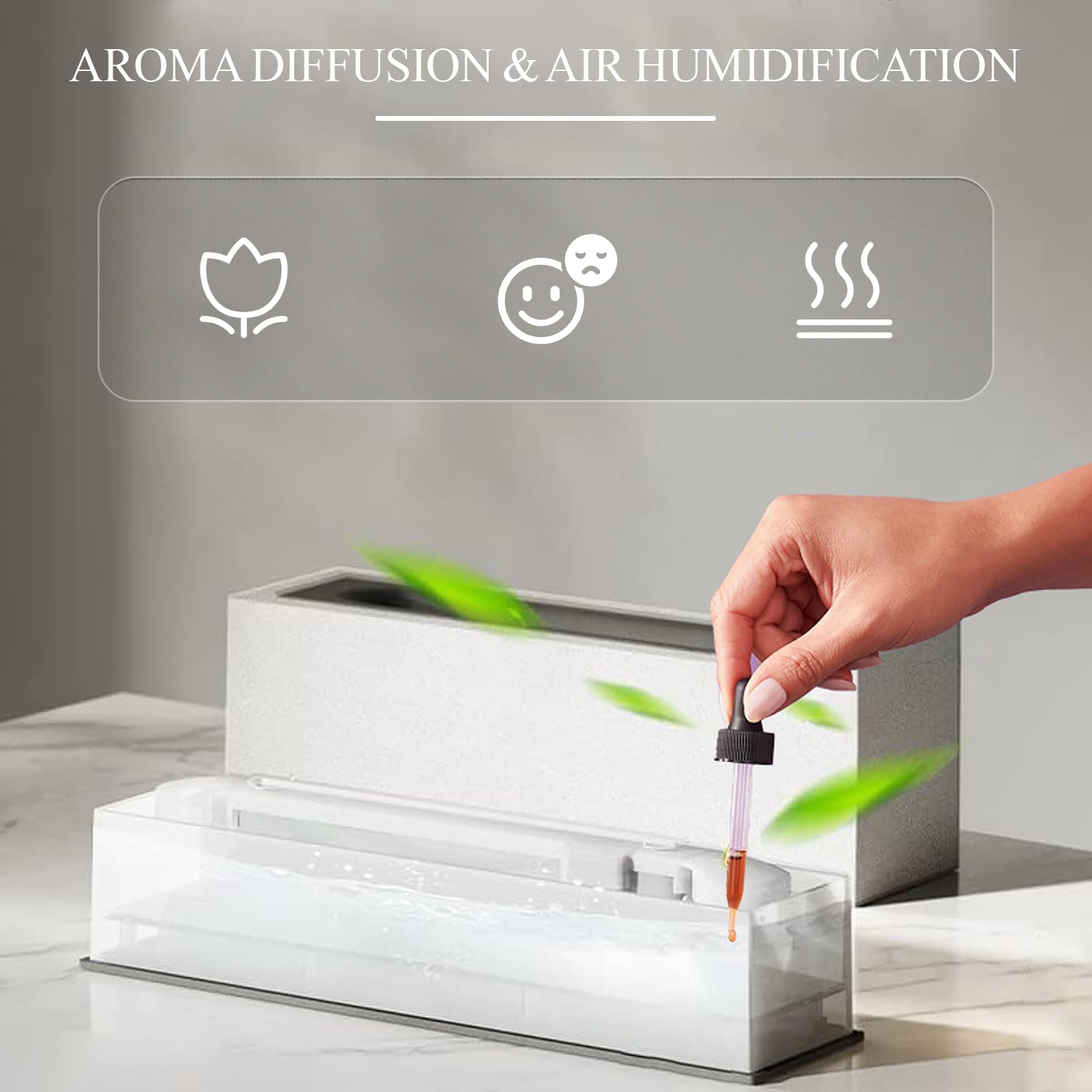 Diffusore Di Oli Essenziali Shiawase Con Effetto Fiamma – 200 Ml, 3 In 1, Luce Regolabile E Spegnimento Automatico