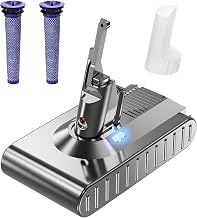 POWTREE Upgraded 21.6V Replacement for Dyson V8 SV10 Battery