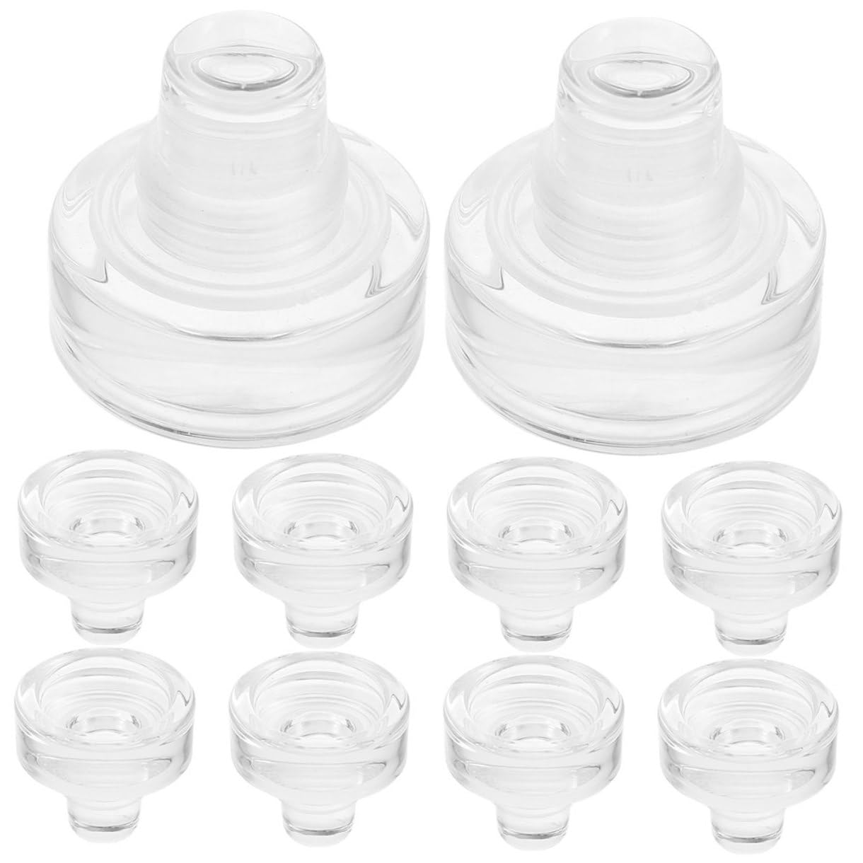 Bouchons de bouteille en verre silicone étanches pour bouteilles de bière vin maison