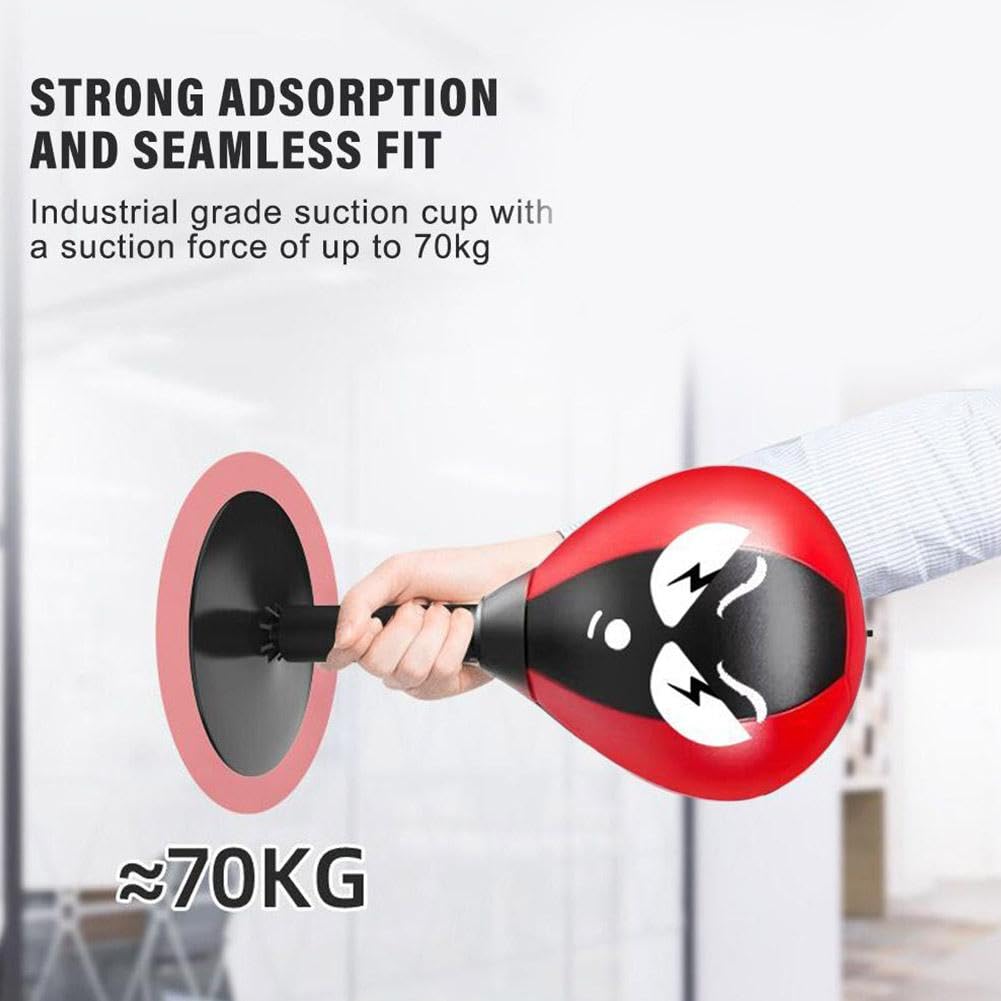 Stress Buster, Punchingball Tisch,Boxbirne Schreibtisch, Sacco da boxe da scrivania, Con Ventosa Sulla Scrivania, Palla Antistress, Regalo Divertente Per Capo o Collega