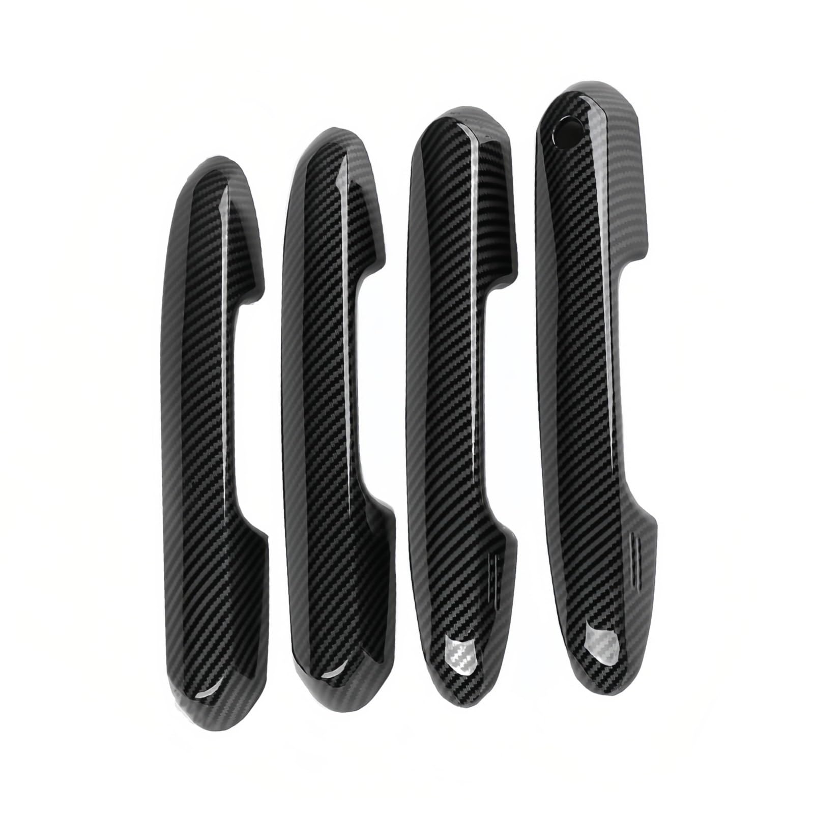 JJRFVBGT Door Handle Trim Compatible with Toyota for RAV4 2020 2021 2022 2023 2024 ABS Full Coverage Accessories Car Exterior Door Handle Housing(Tx)
