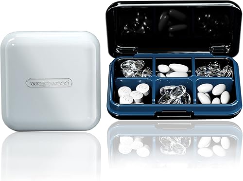 Miniatura 1 de DUBSTAR Pastillero compacto blanco + pastillero de viaje negro