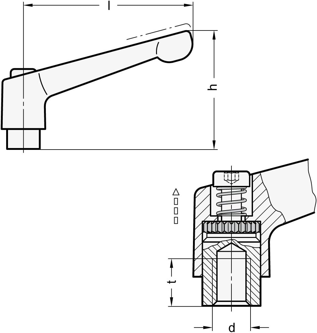 Ganter La Norme Éléments – Aimants De Fixation Avec Filetage