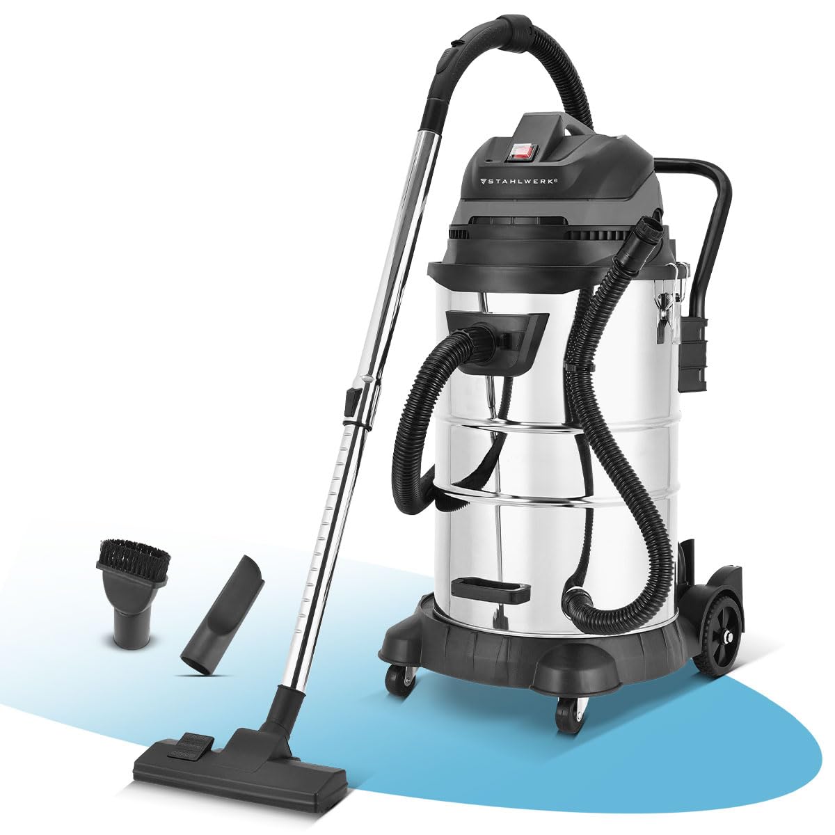 STAHLWERK Nass- und Trockensauger VCL-1400 ST – 1400 W, 60 L