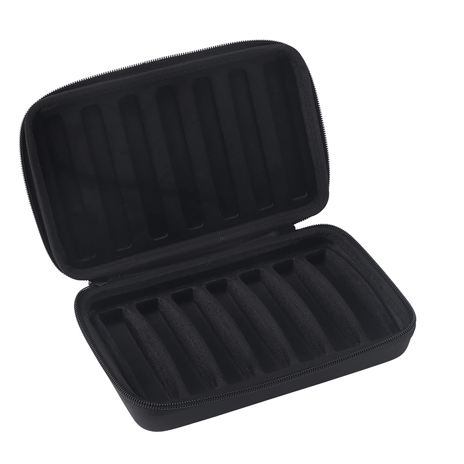 Étuis pour Harmonica, étui de Transport à Glissière en Cuir PU pour Harmonica Sac de Rangement pour Harmonica Boîte de Transport pour Harmonica pour 7 Harmonicas
