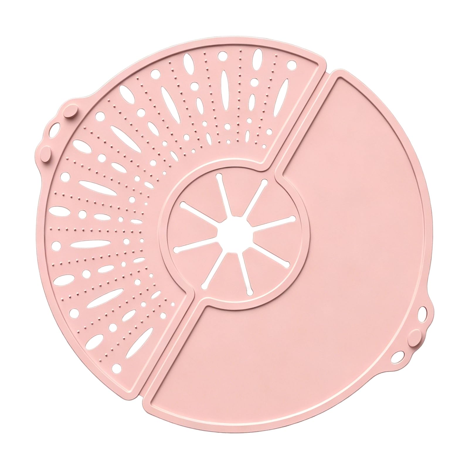 BELOWSYALER Heatproof Silicone Splatters Lid for Cooking Pots Foldable Design Flexible Splashes Guard Oil Greases Guard for Frying Pan Oil Splatters