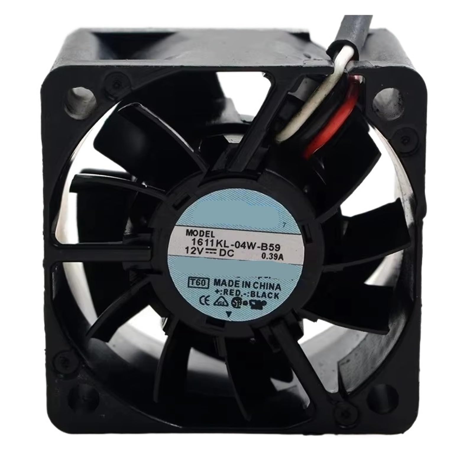 LZIKKGKI 1611KL-04W-B59 40 * 40 * 28MM 4CM 12V 0.39A 1U Cooling Fan(2wire A1)