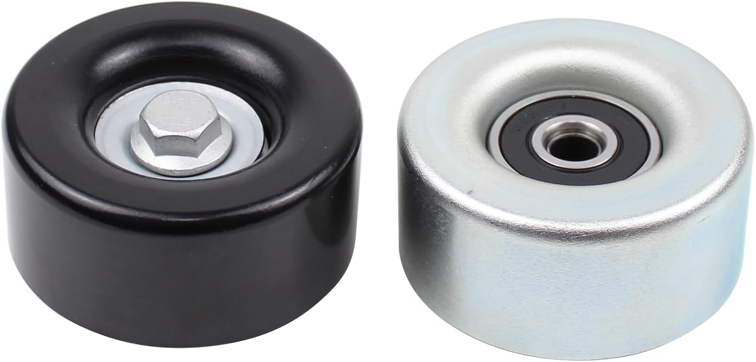 ApplianPar Belt Tensioner and Serpentine Belt Upper Lower Idler Pully for Nissan Altima 3.5 2007-2013, Maxima 2009-2014, Murano 2009-2014