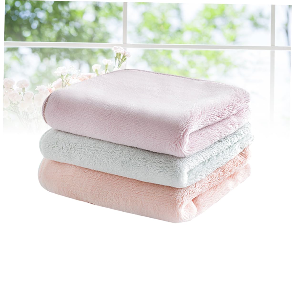Healeved 3er-Set Spüllappen Küchenreinigungstuch Geschirrtuch Saugfähige Haushaltstücher Fusselfrei 30 X 30 cm Gemischte Farben 3 Stück X 3