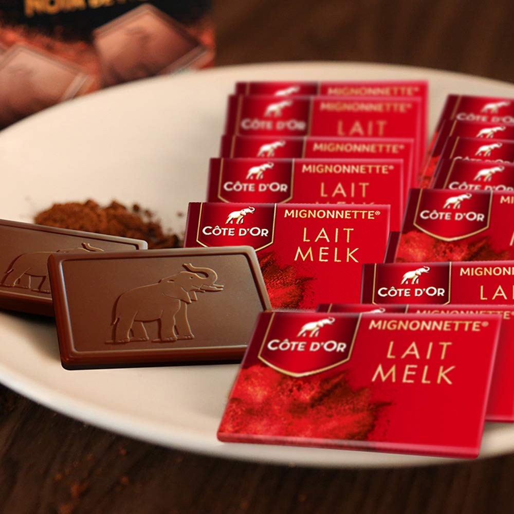 Côte D´Or Mignonnette, Lait, Melk, mleko pełne, mini tablice czekoladowe, 1200 g