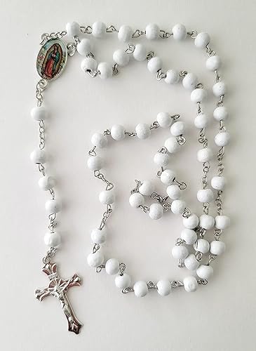 Miniatura 6 de Vela para Primera Comunion de Nino con Caja de Madera del Sagrado Corazon de Jesus con 12 Recuerdos de La Virgen de Guadalupe