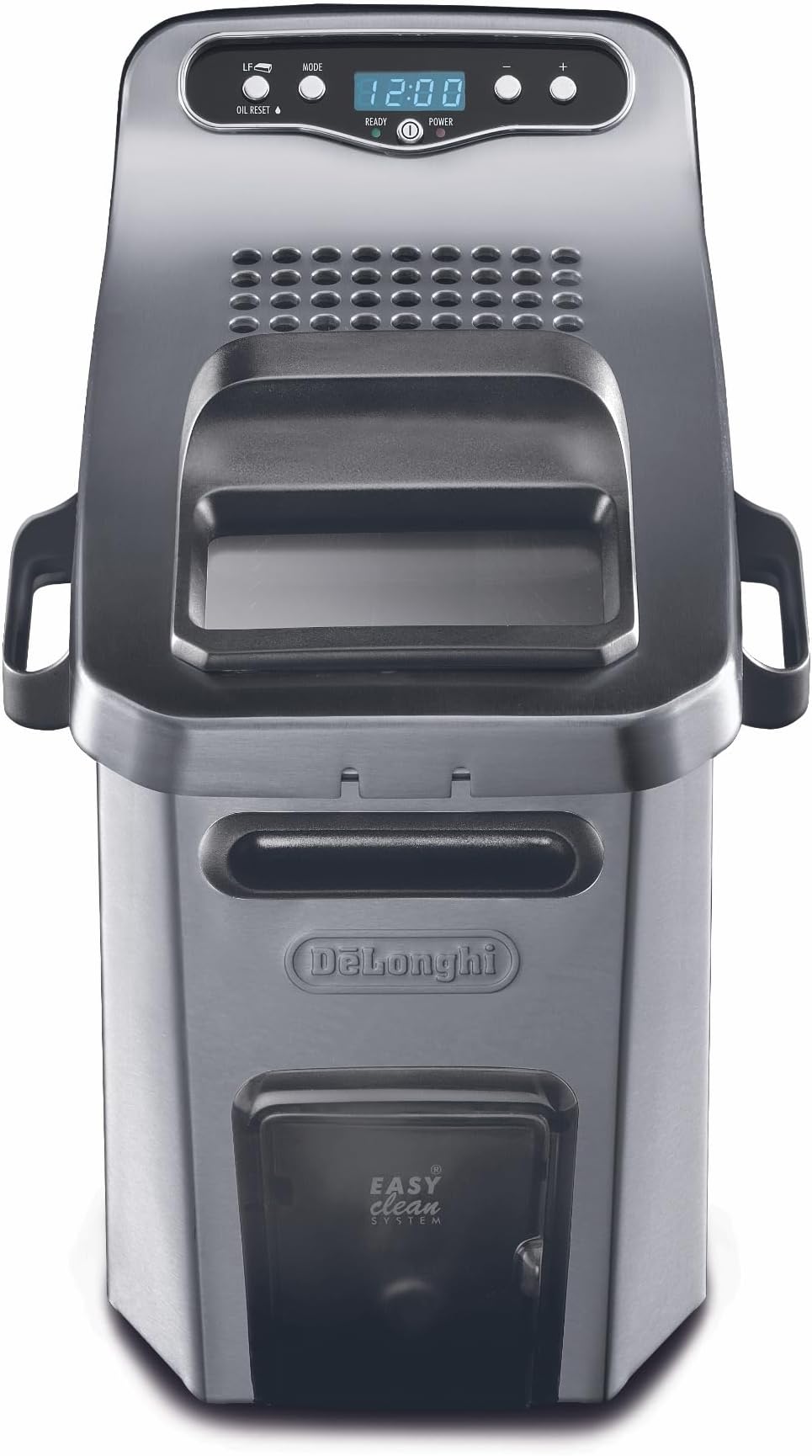 De’Longhi Livenza Deep Fryer with EasyClean System, Cool Zone, Adjustable Thermostat, Dishwasher-Safe Parts, Large Capacity, Easy Oil Draining, Stainless Steel
