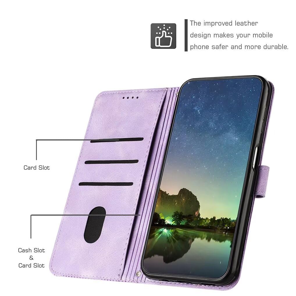 Flip Leather Casing For OPPO A32 A53 A53s Skin Feel Bracket Wallet Cover Case With Adjustable Phone Lanyard I.843572489