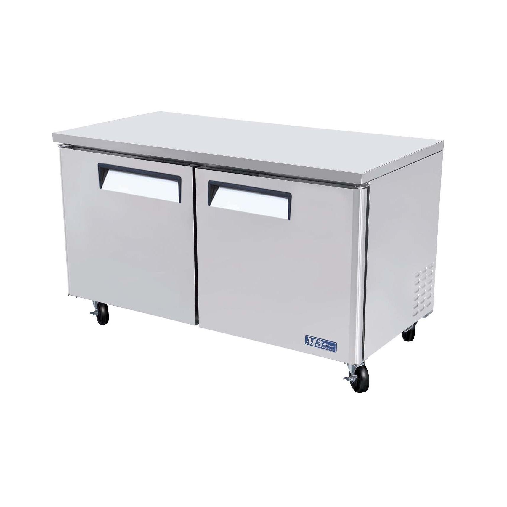 Turbo Air Muf-60 Under Counter Freezer, Two Door, 16 Cu Ft on Fridge.com - View 2