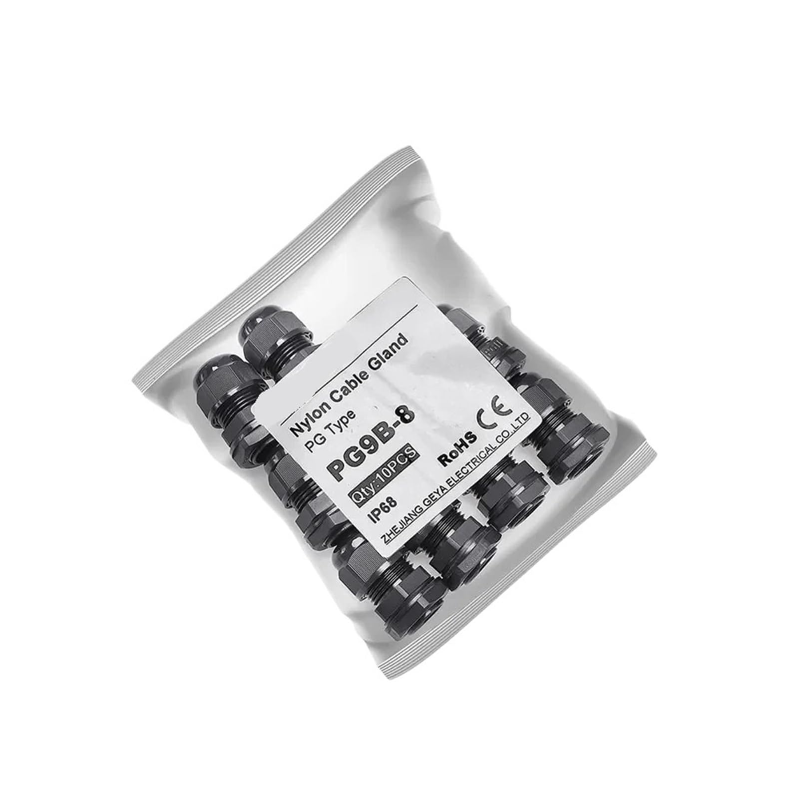 OSHZIKJII 1pcs Cable Gland Cable Entry IP68 PG7(PG7 Black 20PCS)