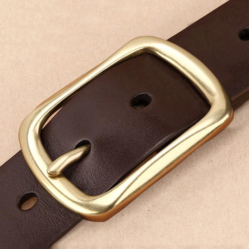 Men's Leather Belt With Needle Buckle Genuine Leather Belt Versatile Belt3