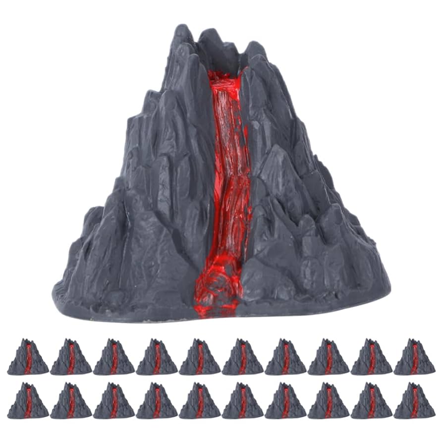 火山モデルHUGY 恐竜のおもちゃシミュレーション火山モデル 火山モデルHUGY 恐竜のおもちゃシミュレーション火山モデル 火山