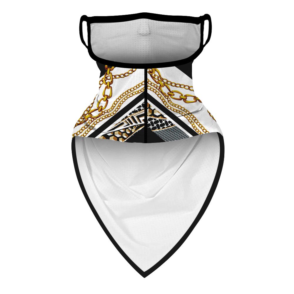 Angelife Face Mask for Man Women Bandana Balaclava with Ear Hangers Cooling Neck Gaiter Scarf